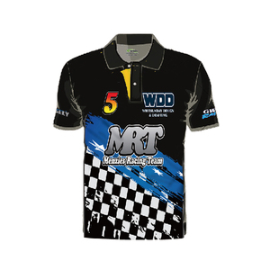 Maglietta Personalizzata per Squadra di Box <span class=keywords><strong>Moto</strong></span> in 100% Poliestere con Stampa Sublimatica - Product Image 1