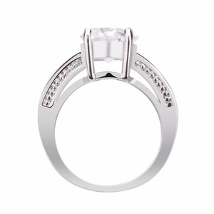 LUOTEEMI – bagues de mariage de Couple, bijoux de mode, une coupe ovale, Zircon CZ Vintage CZ, bagues de fiançailles - Product Image 5