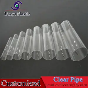 Craft Storage Shipping Round Square Clear Plastic Tube