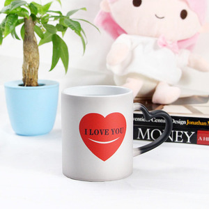 Taza <span class=keywords><strong>de</strong></span> café mágica Morning, taza <span class=keywords><strong>de</strong></span> San Valentín con corazón que cambia <span class=keywords><strong>de</strong></span> calor, novedad - Product Image 4