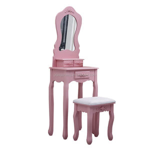 Coiffeuse en bois pour bébé Almirah Huda <span class=keywords><strong>Beauty</strong></span> Cosmetics New Design - Product Image 1
