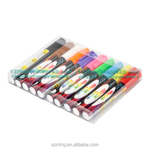Marqueur à base d'eau pour <span class=keywords><strong>craie</strong></span>, stylo à encre, couleurs classiques, paquet de 10 unités, sans poussière, Non toxique, effaceur humide - Product Image 4