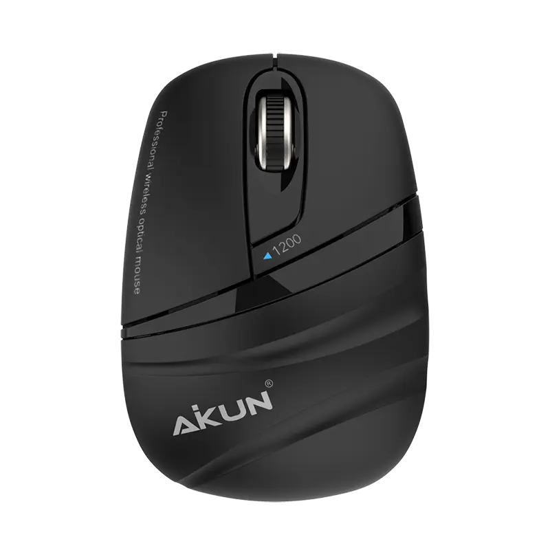 MX24 2.4G Mini Portable Cordless Optical Mouse, USB Nano Receiver, Plug and forget 3D Optical Mouse