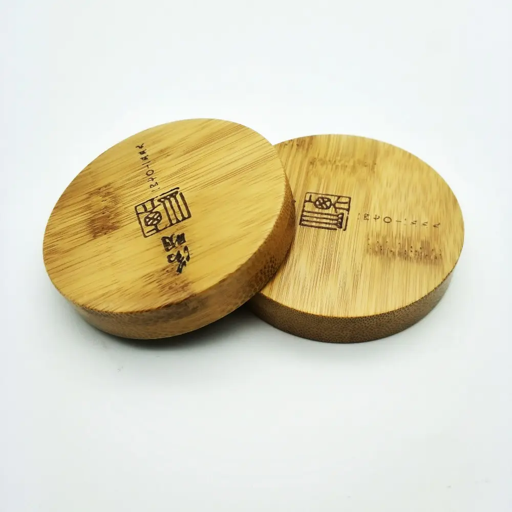 Различные Деревянные крышки от производителя на заказ, деревянная креативная стеклянная баночка для меда, деревянная бамбуковая крышка