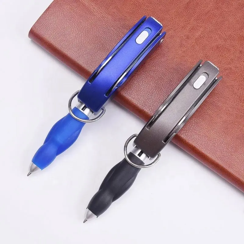 Custom design stylus saber keychain ballpoint pen executive lamp executive metal ballpoint pen