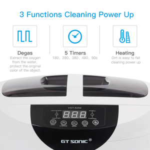 Nettoyeur à ultrasons pour bijoux Digital <span class=keywords><strong>Pro</strong></span> 2,5 L, appareil de nettoyage à ultrasons pour le dentaire - Product Image 5