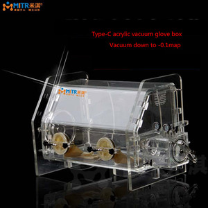 MT011-C Phòng Thí Nghiệm Băng Ghế Dự Bị Oxy & Nước Kiểm Soát Chân Không Acrylic Glove Box - Product Image 4