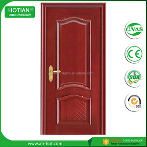 Porta <span class=keywords><strong>in</strong></span> Mogano Professionale a 3 Pannelli Economica Porte Interne <span class=keywords><strong>in</strong></span> Legno Massello di Produzione Cinese - Product Image 5