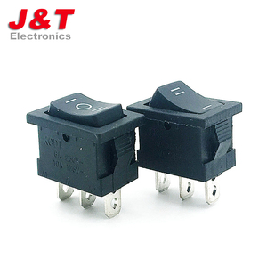 KCD1 trépied deuxième vitesse 6A 250 V 10A 125 V en plastique 3 voies 2 <span class=keywords><strong>positio</strong></span> interrupteur à bascule - Product Image 2