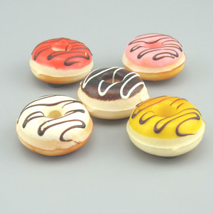 Krim Donat Mini Naik Lambat, Magnet Kulkas Donat Beraroma untuk Tampilan Makanan Grosir - Product Image 5