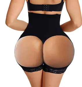 Kadın eğitim korseler Cincher vücut şekillendirici iç çamaşırı bayanlar siyah popo kaldırıcı seksi bel kontrol külot