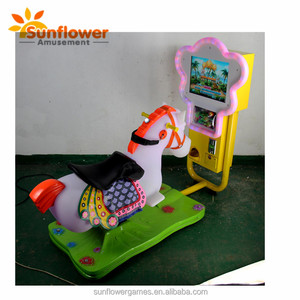 Macchina <span class=keywords><strong>da</strong></span> gioco per bambini 3D Macchina <span class=keywords><strong>da</strong></span> gioco <span class=keywords><strong>a</strong></span> cavallo swing ride bambini giochi di corse automobilistiche - Product Image 5