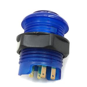 Manufacturer Low Price <strong>Arcade</strong> <strong>Button</strong> Led 28mm Transparency Illuminated <strong>Button</strong> with Microswitch - Product Image 3