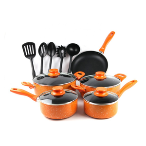 Thân Thiện Với Môi 14 Cái Nhôm Cookware Set/Nấu Ăn Nồi/Fry Pan Với Không Dính - Product Image 2