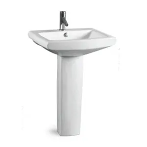 Lavabo <span class=keywords><strong>de</strong></span> Baño HS-4006 con Pedestal a Bajo Precio/ Soporte para Lavabo - Product Image 1