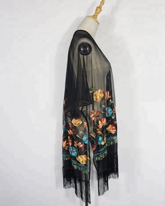<span class=keywords><strong>Kimono</strong></span> <span class=keywords><strong>bordado</strong></span> cárdigan de encaje de mujer de alta calidad Jiyun - Product Image 2