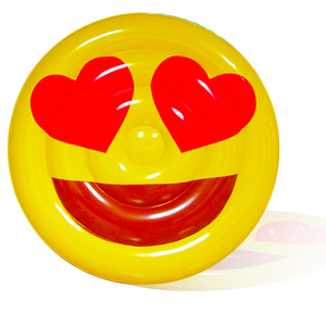 طفو مبتسم مضحك على الماء/السباحة طوف قابل للنفخ - Product Image 1