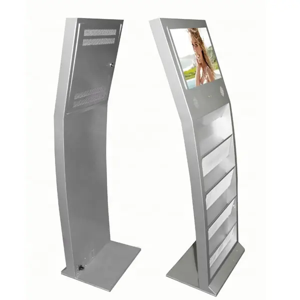 17 Inch Floor Standing Magazine Rack Industrial Interactive Android Touch Screen KioskとCheap Price