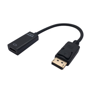 Mạ Vàng 4K * 2k đen dp Displayport Nam để <span class=keywords><strong>HDMI</strong></span> nữ Cáp Adapter chuyển đổi DP để <span class=keywords><strong>HDMI</strong></span> 4K cho PC máy tính xách tay máy tính - Product Image 1