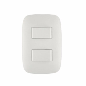 Interruptor doble blanco <span class=keywords><strong>arquea</strong></span> Luminex - Product Image 1