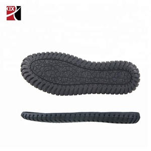 Personnalisé homme confortable et portable semelles en caoutchouc souple pour crochet fabrication de chaussures