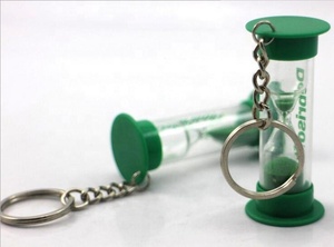 Khuyến mãi 3 phút đồng hồ cát hẹn giờ Keychain - Product Image 3