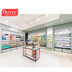 Comptoir de magasin médical moderne en MDF, équipement de <span class=keywords><strong>pharmacie</strong></span> - Product Image 4