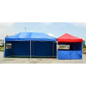 Tenda Kanopi Portabel 12*12 dengan Sisi, untuk Promosi Bingkai Aluminium