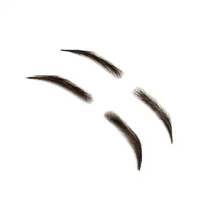 2018 human hair lace Eyebrow Tattoos Classic Shape blonde eye brow wigs