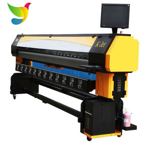 Mesin cetak inkjet printer Qi-Jet 3.2m manusia asli