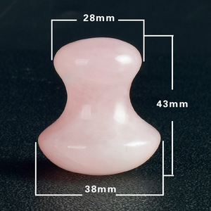 De cuarzo rosa de masaje Spa piedra masajeador Facial - Product Image 3