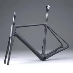 Toptan çerçeve bisiklet yol trek-1108-1124 +-40g yol bisiklet iskeleti ve çatal Dayanıklılık karbon fiber trek