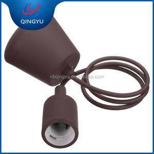 Đầy Màu sắc <span class=keywords><strong>E26</strong></span>/E27 vít phong cách cổ điển Silicone giữ đèn 250V VDE tiêu chuẩn cho đèn trần tiết kiệm năng lượng đèn phụ kiện - Product Image 3