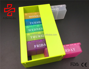 2025 Athmedic Cấp Thực Phẩm Hàng Tuần Riêng Biệt 21 Ngăn Trường Hợp Ngày Mới Ngăn Kéo Thuốc Tổ Chức Hộp Trường Hợp - Product Image 4