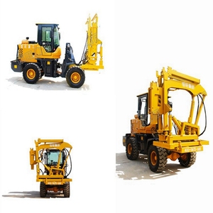 آلة دق الأوتاد الدائرية ذات العجلات لبناء حواجز الطرق السريعة - Product Image 3