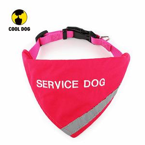 Großhandel Reflektierende Personalisierte Bestickte Haustier Hund Kragen <span class=keywords><strong>Bandana</strong></span> Für Service Hund - Product Image 4