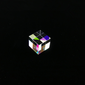 Cubo de vidro de cristal feito sob encomenda, presentes do prisma x cubo dicromático