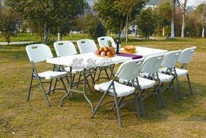 Giá Rẻ Nhựa Dài Hẹp Gấp Bàn Dã Ngoại - Product Image 5