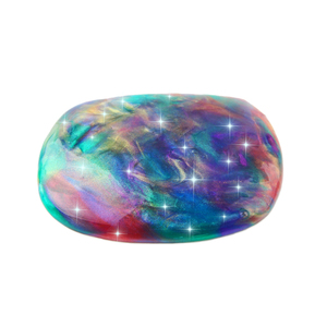 2 cái/gói 30g Không Khí Khô Cầu Vồng Slime, Thân Thiện Với Môi Cẩm Thạch Slime, Đầy Màu Sắc Bùn - Product Image 6