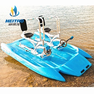 PE pontone boat due persone plastica barca acqua <span class=keywords><strong>surf</strong></span> pedaliera in vendita - Product Image 5