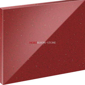 Nhà bếp worktops Ruby đỏ Sparkle đá thạch anh Countertop - Product Image 4