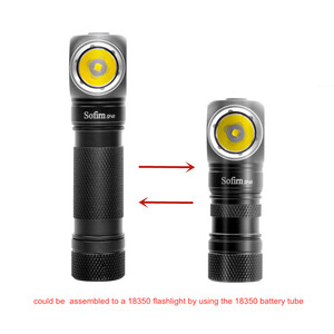 Lampu besar LED Super terang <span class=keywords><strong>1200LM</strong></span> fleksibel, lampu 18350/18650 dapat diisi ulang untuk berburu di luar ruangan - Product Image 6