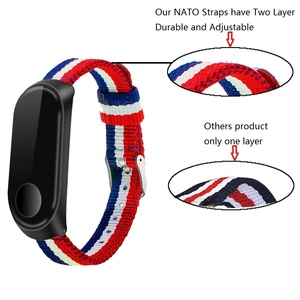Cinturino per orologio in Nylon intrecciato regolabile Trendybay per <span class=keywords><strong>Xiaomi</strong></span> Mi Band 8 7 6 - Product Image 5