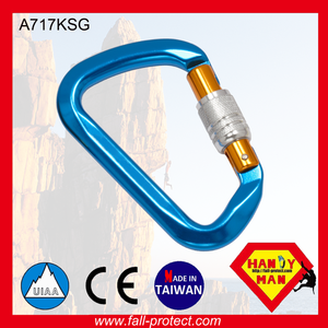 OEM 25KN Breaking Strength Climbing Hook Rock Aluminum Carabiner - Product Image 3