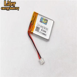Plug 2,0-2 P 524038 v 1200 mAh 3,7 V rechargeable LiPo battery solar rechargeable lithium-ion polymer lithium battery with PCM - Product Image 4