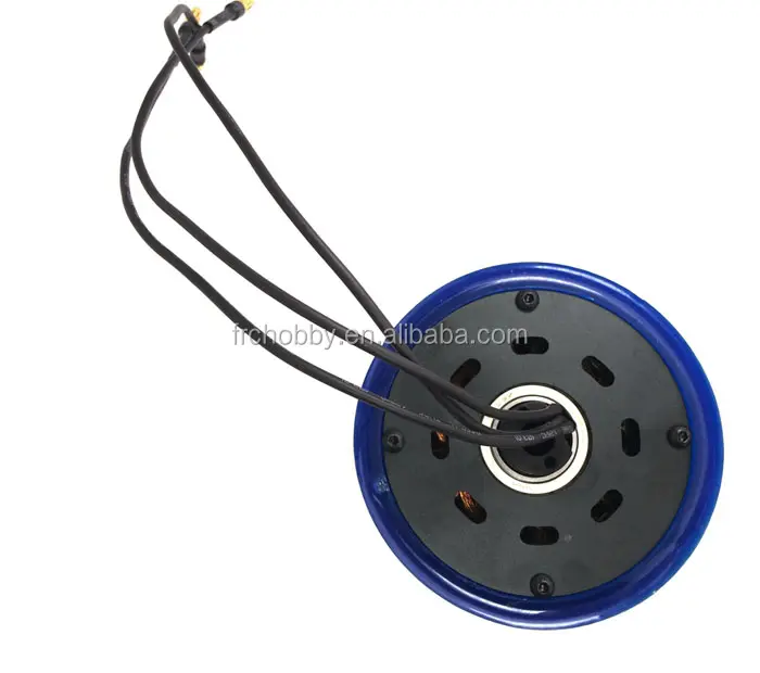 Moteur Hub à couple élevé 24S/28P, 3000W, 48 v mp 83x60x63mm pour skateboard électrique avec contrôleur vesc