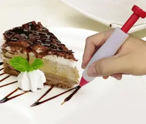Hot Koop Siliconen Chocolade Schrijfpen Cake Decorating Voedsel Taart Decoreren Pen