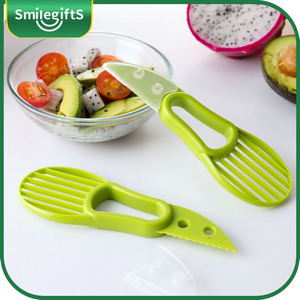 7 unids fruta herramientas con naranja y pelador <span class=keywords><strong>de</strong></span> piña fresa picker banana y sandía y aguacate silcer cortador - Product Image 3