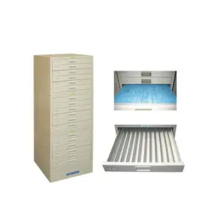 BIOBASE Discount Price 3 Layers Vertical Filing Cabinet Large Capacity Slides Cabinet Storage Cabinet