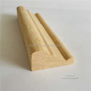 나무베이스 보드 몰딩 화이트 우드 일반 몰딩 화이트 나무베이스 보드 - Product Image 2
